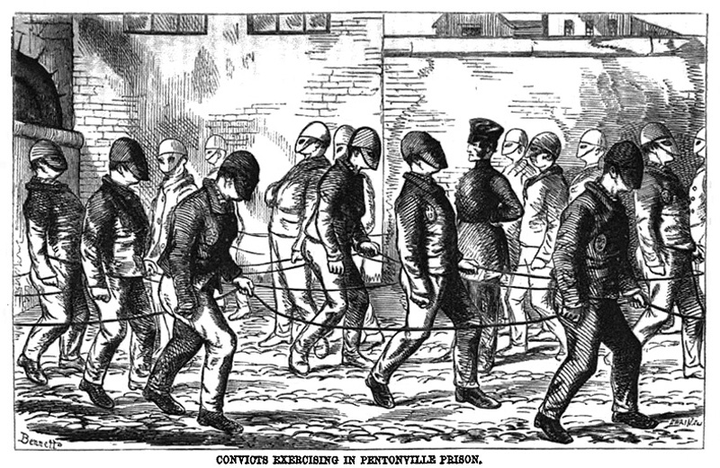 d0028 Convicts Exercising in Prison Mayhew